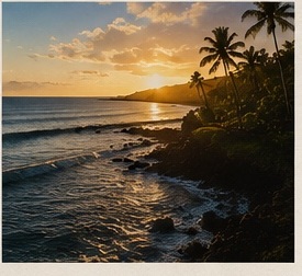 Kona coastline